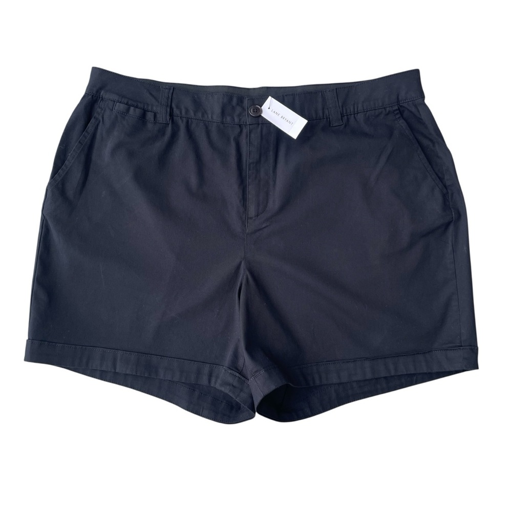 Lane Bryant Black Shorts Cotton Spandex New 18